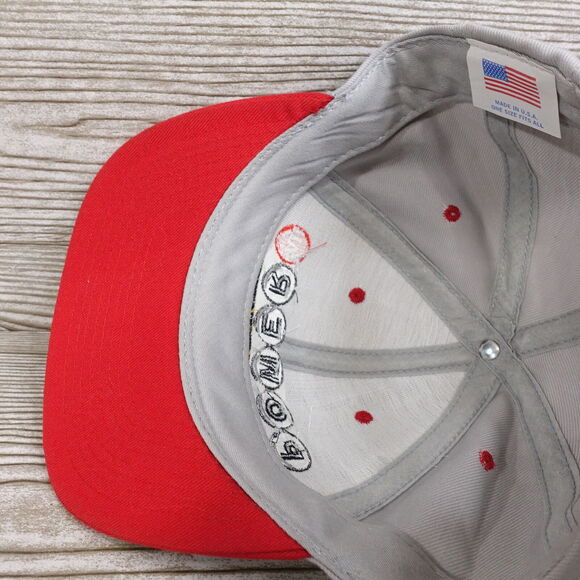 VINTAGE POWER BALL MISSOURI LOTTOE ADJUSTABLE SNAPBACK BASEBALL HAT CAP USA MADE - Picture 11 of 12